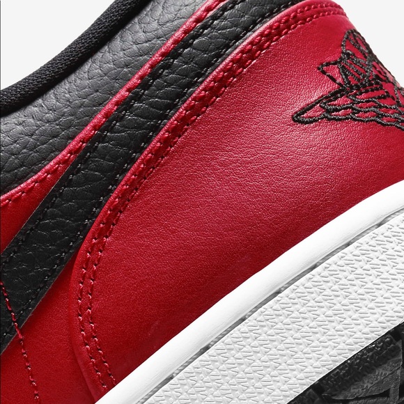 🔥 Air Jordan 1 Low - Gym Red/White/Black 🔥 - Picture 8 of 9
